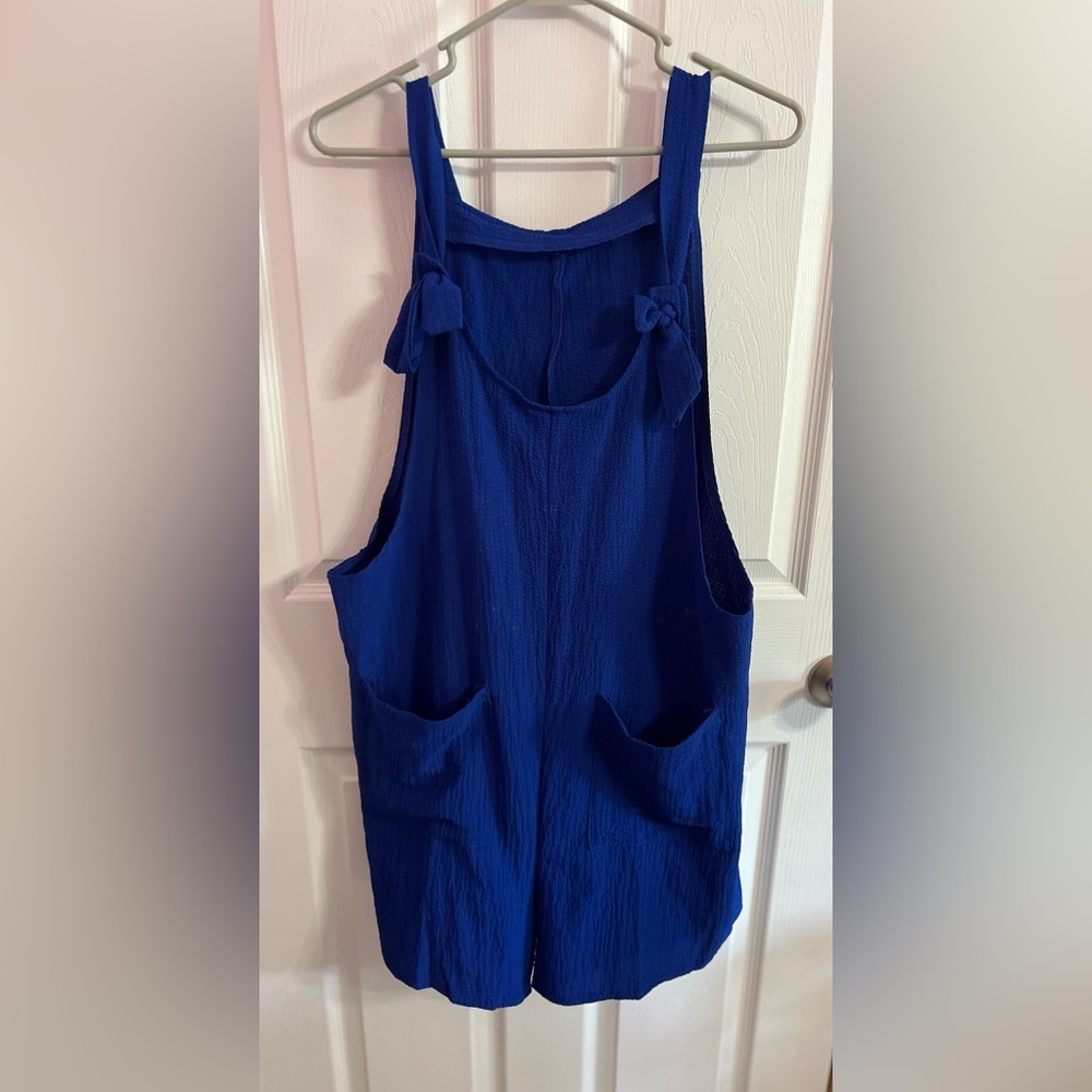 SHEIN royal blue overall outfit size XL